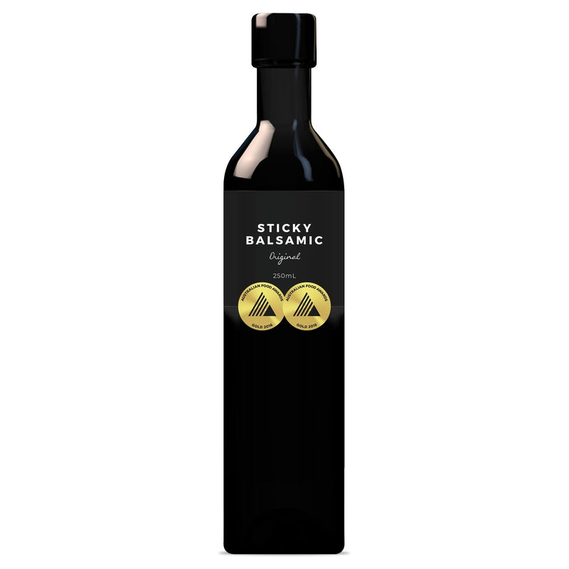 Sticky Balsamic Original 250ml bottle on a white background