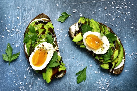 Eggs on Toast with Avocado and Sticky Balsamic