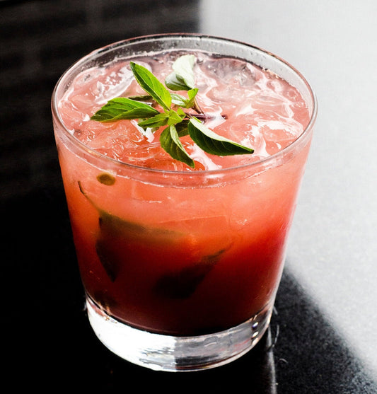 Summer Refresher Mocktail with Sticky Balsamic Premium Raspberry