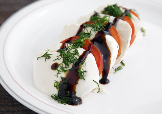 Sticky Balsamic Caprese Salad