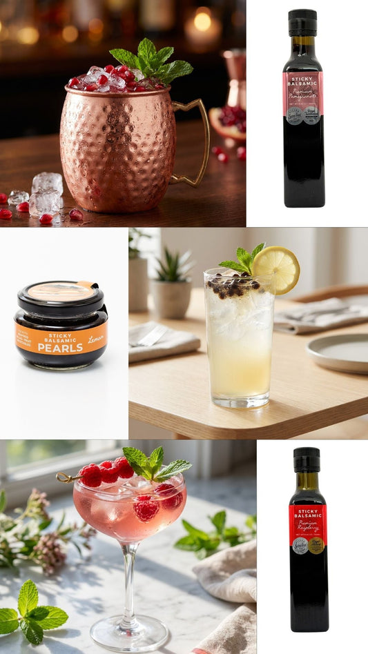 Sticky Balsamic for Drinks: Cocktails, Mocktails, and More