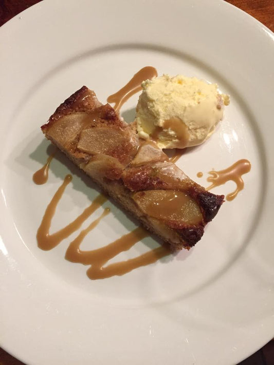 Salted Caramel Coconut by Sticky Balsamic with Pear Tart and Ice Cream - Salted Caramel Coconut is discontinued.