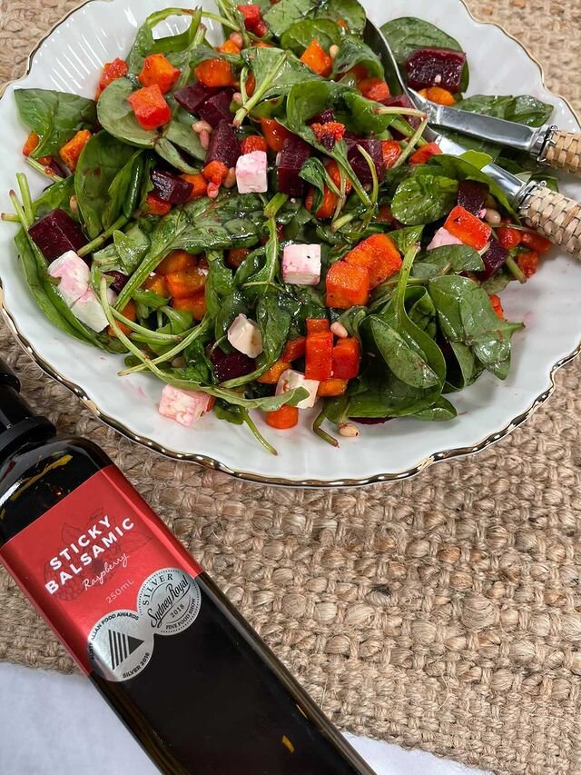 Beetroot and Spinach Salad