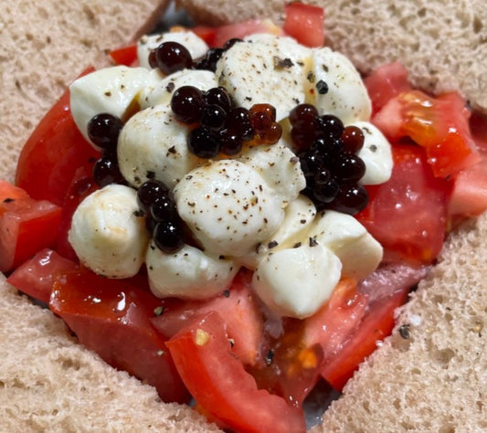 Deconstructed Basic Caprese Salad