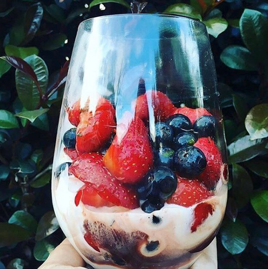 Ice Cream, Berries and Sticky Balsamic