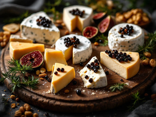 Sticky Balsamic Pearls pairing with Artisanal Cheese
