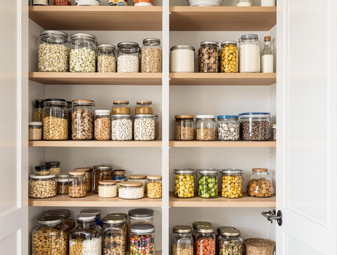 Does balsamic vinegar go bad - organized kitchen pantry showing proper storage conditions for extending balsamic vinegar shelf life