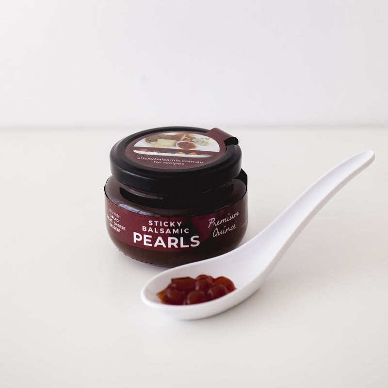 Sticky Balsamic Pearls - Premium Quince